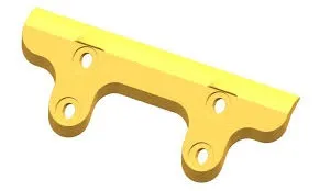 1U0593TP Caterpillar augšējās plāksnes nodiluma plāksne