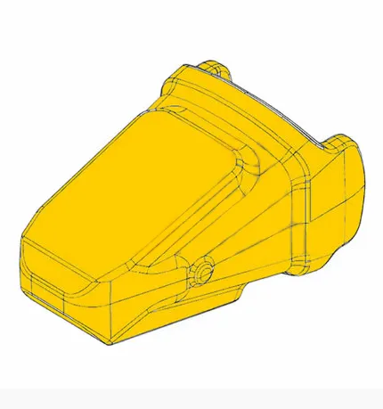 Cat 475-5490 K90 izlīdzinošās malas konversijas iekrāvēja kausa uzgalis