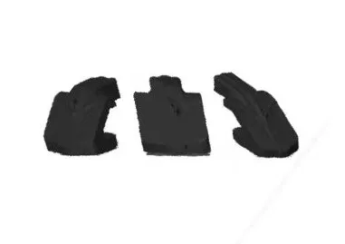 Demontējams lūpu apvalks Liebherr platums 410 mm 11110134 11110136 11110135