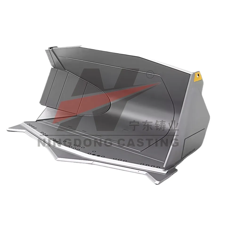 Smags-abrazīvi nodilumizturīgs sānu izgāšanas akmens kauss Volvo iekrāvējam L150H