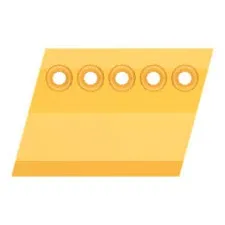 195-7232} Bolt-on Rock Top Cover Segment Wear Plate LH